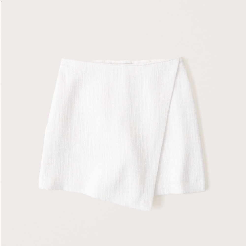 Abercrombie tweed wrap skort